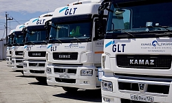 Торжественная передача седельных тягачей «КАМАЗ» транспортной компании GLT